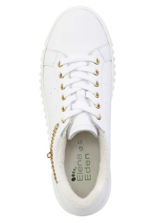 Slipper & Schnürschuhe - ELENA EDEN, stylische Damen-Sneaker, Weite G, herausnehmbares Fußbett, in Größe 036 bis 042, in Farbe WEISS Ansicht 2