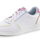 Slipper & Schnürschuhe - ELENA EDEN Sneaker aus Nappaleder, in Größe 035 bis 041, in Farbe WEISS-BUNT – Farbe WEISS-BUNT – Ansicht 1
