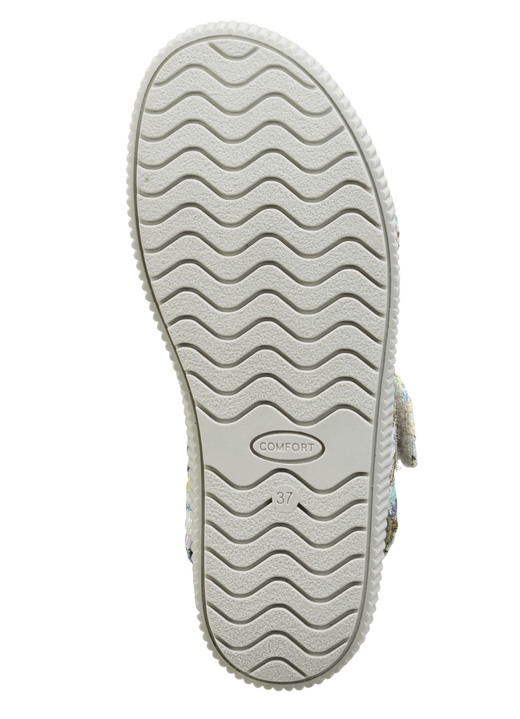 Sandaletten & Pantoletten - ELENA EDEN Sandale aus interessantem Bast-Material, in Größe 036 bis 042, in Farbe BEIGE-MULTI Ansicht 6