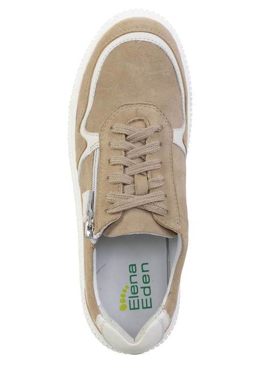 Slipper & Schnürschuhe - ELENA EDEN Sneaker mit Kontrast-Besätzen, in Größe 036 bis 042, in Farbe JEANS Ansicht 7