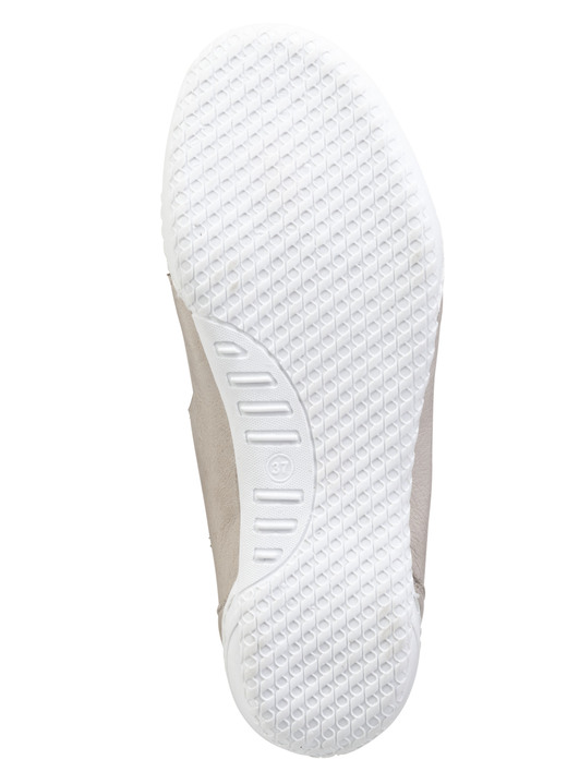 Slipper & Schnürschuhe - ELENA EDEN Slipper aus weichem Nappaleder, in Größe 036 bis 041, in Farbe KIESEL Ansicht 3