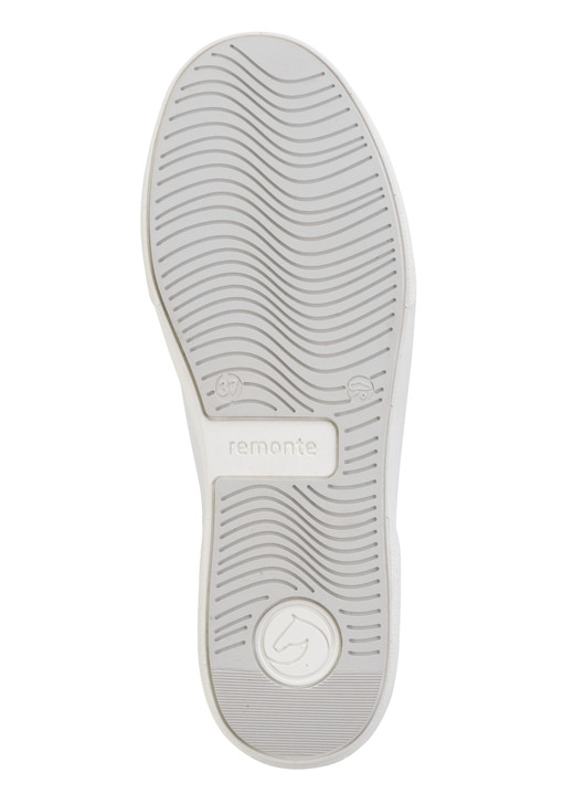 Slipper & Schnürschuhe - Remonte Sneaker aus Nappa- und Veloursleder mit Metallic-Besatz, in Größe 036 bis 042, in Farbe BLAU-WEISS-SILBER Ansicht 11