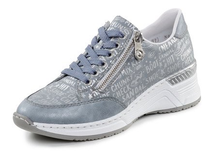 Rieker Schnür-Sneaker aus bedrucktem Synthetikmaterial