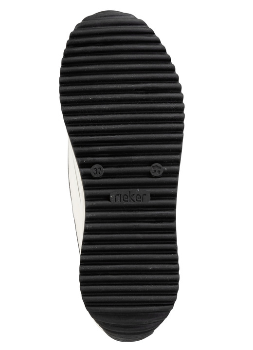 Stiefel & Stiefeletten - Rieker Schnür-Bootie in Leo-Print oder Denim-Style, in Größe 036 bis 042, in Farbe BLEU-WEISS Ansicht 6