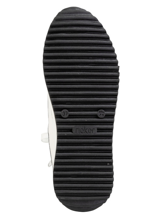 Stiefel & Stiefeletten - Rieker Schnür-Bootie in Leo-Print oder Denim-Style, in Größe 036 bis 042, in Farbe BRAUN-SCHWARZ-WEISS Ansicht 6