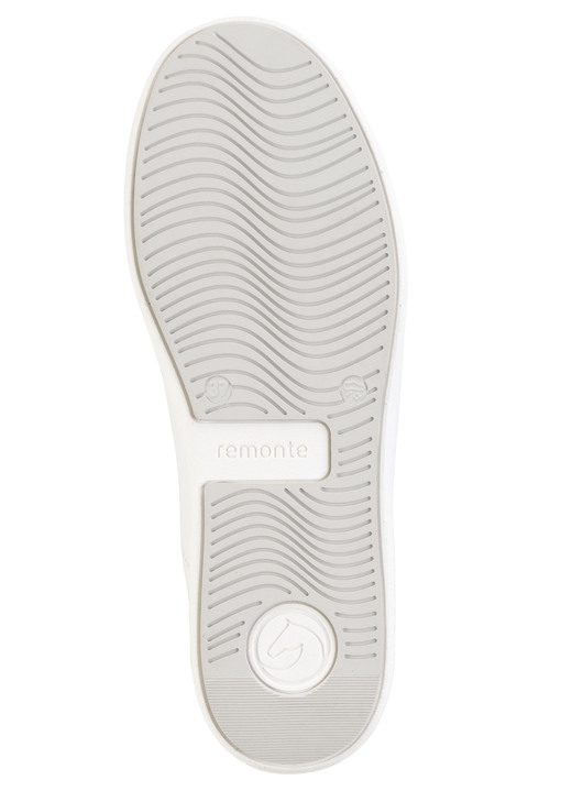 Slipper & Schnürschuhe - Remonte Sneaker mit verspieltem Blüten-Druck, in Größe 036 bis 042, in Farbe WEISS-BRONZE Ansicht 3