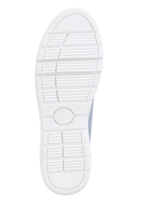 Slipper & Schnürschuhe - ELENA EDEN Schnür-Sneaker aus Veloursleder, in Größe 036 bis 042, in Farbe BLEU Ansicht 3