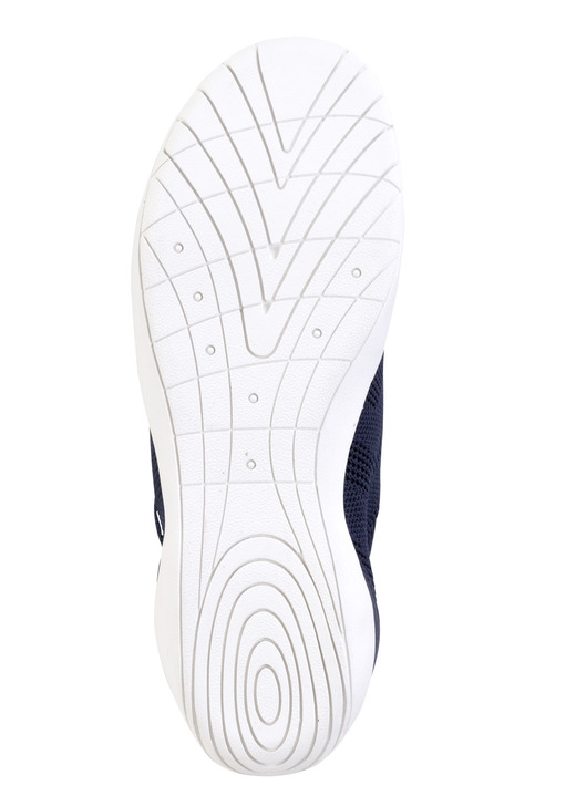 Slipper & Schnürschuhe - Barfußschuh aus dehnbarem Strick-Material Ansicht 3 Slipper & Schnürschuhe - Barfußschuh aus dehnbarem Strick-Material, in Größe 036 bis 042, in Farbe MARINE Ansicht 3