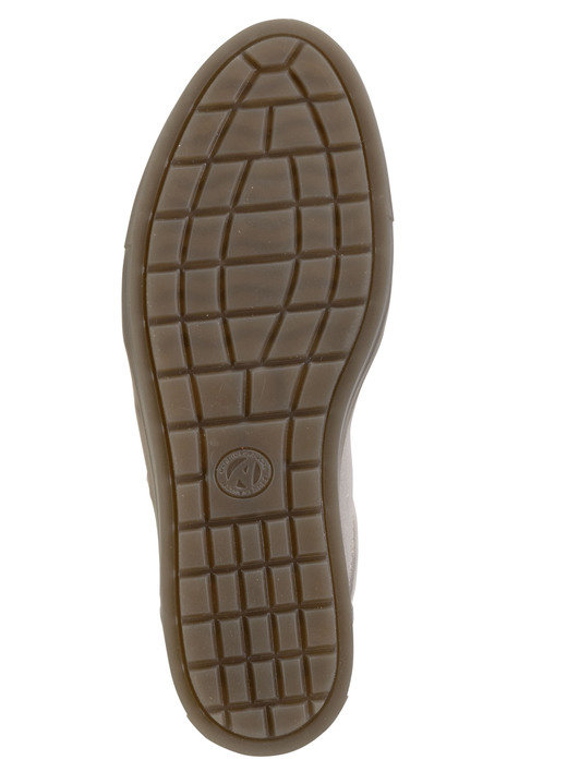 Slipper & Schnürschuhe - ELENA EDEN Schnür-Sneaker aus genarbtem Nappaleder, in Größe 036 bis 042, in Farbe ALTGOLD-BRAUN Ansicht 3