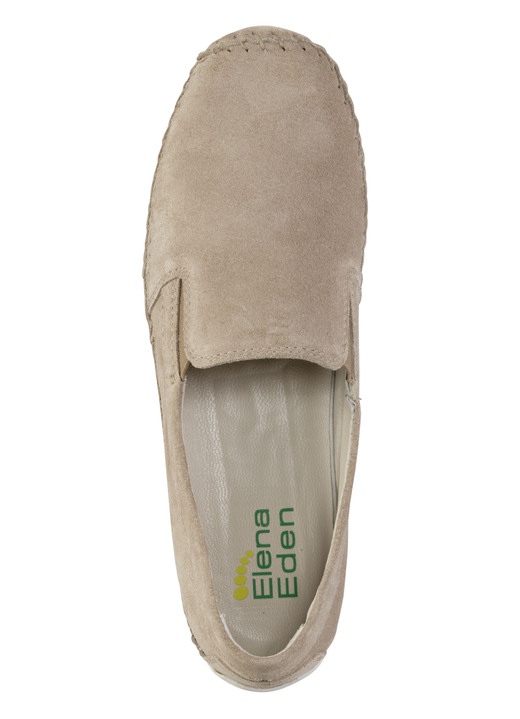 Slipper & Schnürschuhe - ELENA EDEN Slipper mit seitlichen Gummizügen, in Größe 036 bis 042, in Farbe WEISS Ansicht 5