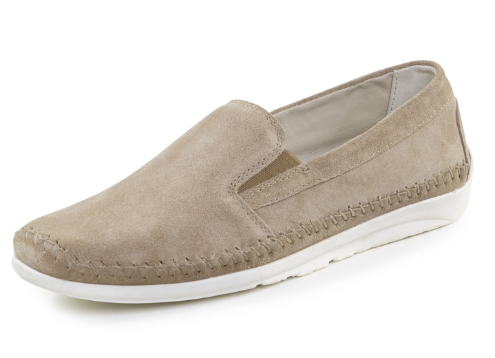 Slipper & Schnürschuhe - ELENA EDEN Slipper mit seitlichen Gummizügen, in Größe 036 bis 042, in Farbe JEANS Ansicht 7