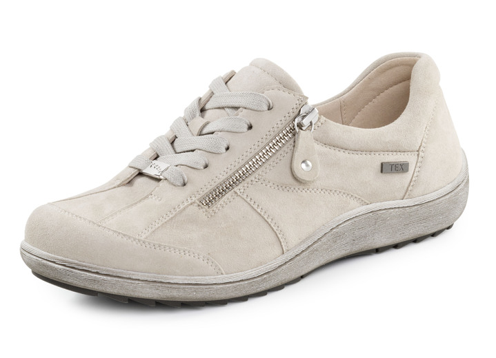 Slipper & Schnürschuhe - ELENA EDEN, bequeme Damen-Schnürschuhe, Weite H, mit herausnehmbarem Fußbett, in Größe 036 bis 042, in Farbe KIESEL Ansicht 1