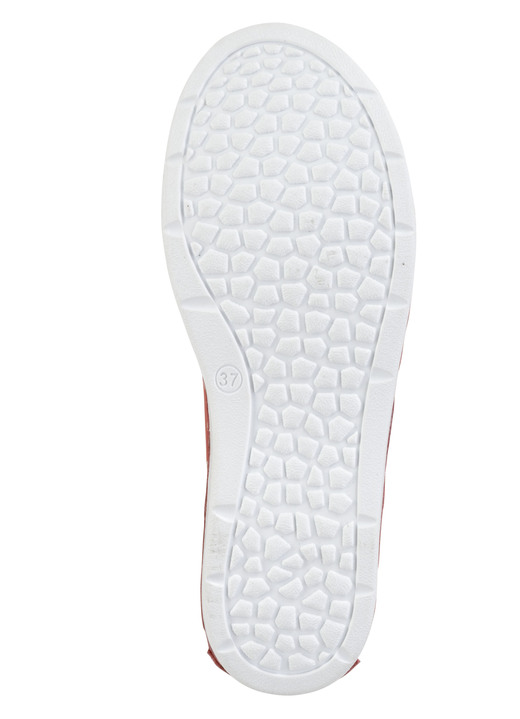 Slipper & Schnürschuhe - ELENA EDEN Schnürschuh mit Knitter-Struktur und Zier-Nähten, in Größe 036 bis 041, in Farbe MARINE Ansicht 6