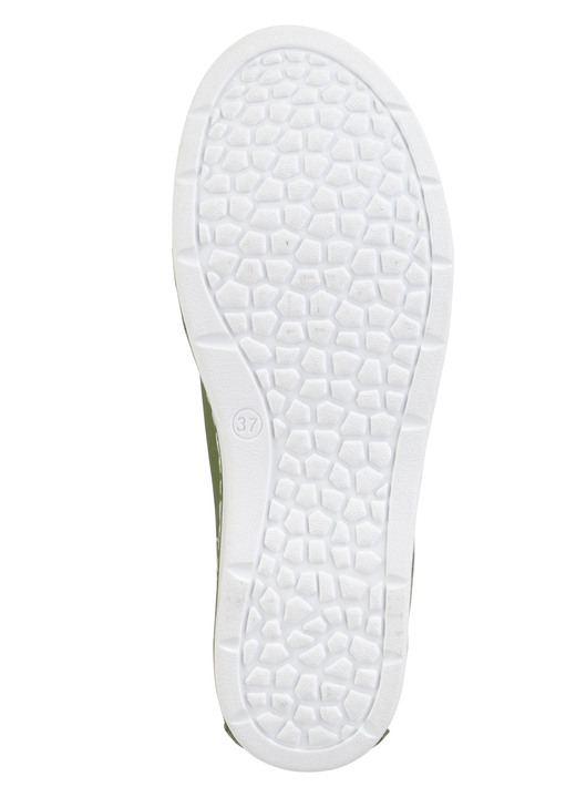 Slipper & Schnürschuhe - ELENA EDEN Schnürschuh mit Knitter-Struktur und Zier-Nähten, in Größe 036 bis 041, in Farbe MARINE Ansicht 9