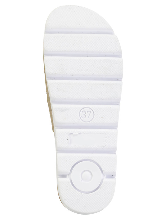 Sandaletten & Pantoletten - ELENA EDEN, sommerliche Damen-Pantoletten, aus Leder Ansicht 13 Sandaletten & Pantoletten - ELENA EDEN, sommerliche Damen-Pantoletten, aus Leder, in Größe 036 bis 042, in Farbe BLEU Ansicht 13