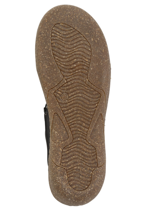 Slipper & Schnürschuhe - ELENA EDEN Slipper mit Knitter-Struktur, in Größe 036 bis 042, in Farbe KIESEL Ansicht 6