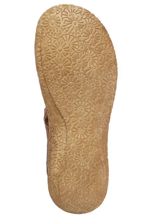 Slipper & Schnürschuhe - ELENA EDEN Slipper aus Nappaleder mit Knitter-Struktur, in Größe 036 bis 042, in Farbe JEANS Ansicht 9