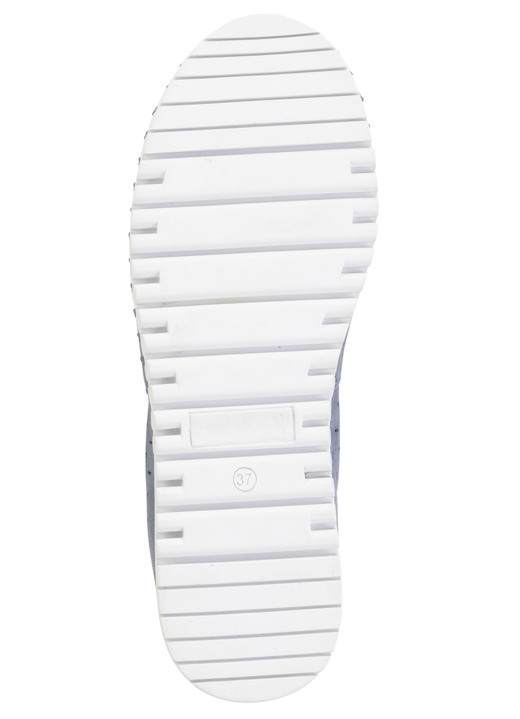 Slipper & Schnürschuhe - ELENA EDEN, sommerliche Damen-Slipper, Weite H, mit herausnehmbarem Fußbett, in Größe 036 bis 042, in Farbe JEANS Ansicht 3