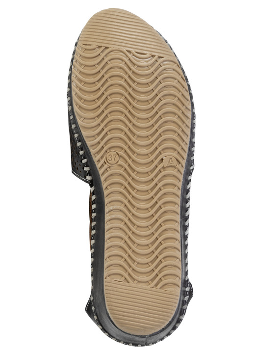 Sandaletten & Pantoletten - ELENA EDEN, sommerliche Damen-Sandaletten, mit verstellbarer Schließe, in Größe 036 bis 041, in Farbe NATURBRAUN Ansicht 6