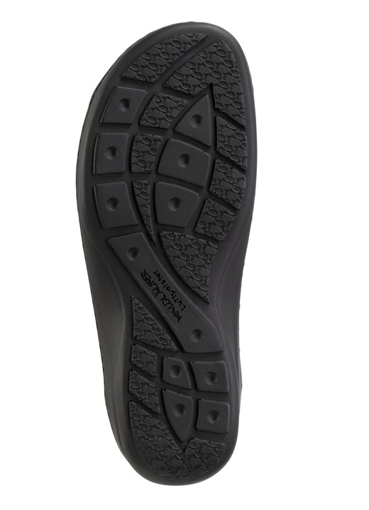 Sandaletten & Pantoletten - Waldläufer Pantolette mit Metallschmuck mit Glitzersteinchen, in Größe 3 1/2 bis 8, in Farbe ANTIKGOLD Ansicht 6