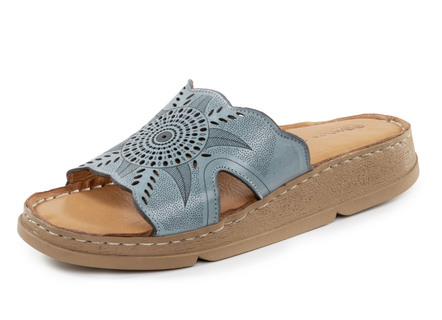 Gemini Pantolette aus Nappaleder mit Perforation