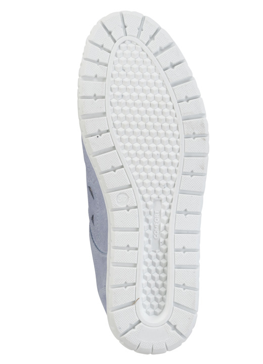 Slipper & Schnürschuhe - ELENA EDEN Sneaker aus Veloursleder, in Größe 036 bis 042, in Farbe LAVENDEL-WEISS Ansicht 3