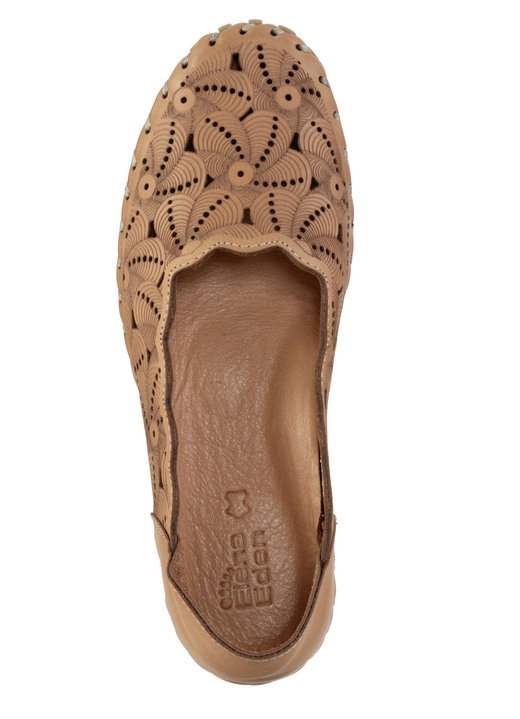 Pumps & Ballerina - ELENA EDEN Ballerina mit interessanter Prägung, in Größe 036 bis 041, in Farbe JEANS Ansicht 10