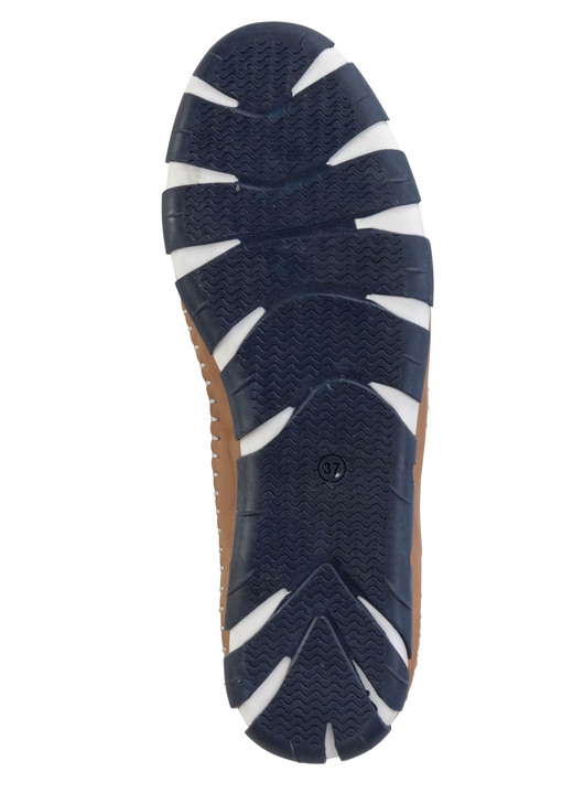 Slipper & Schnürschuhe - Gemini, leichte Damen-Schnürschuhe, Weite G, mit herausnehmbarem Fußbett, in Größe 036 bis 042, in Farbe JEANS-BRAUN Ansicht 3