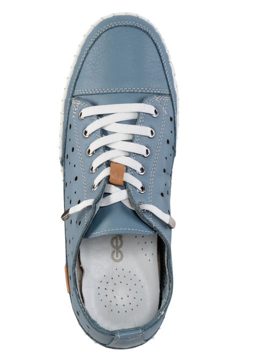 Slipper & Schnürschuhe - Gemini, sommerliche Damen-Schnürschuhe, Weite G, mit herausnehmbarem Fußbett, in Größe 036 bis 042, in Farbe JEANS Ansicht 2