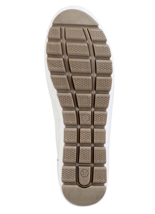 Slipper & Schnürschuhe - Gemini Slipper mit dezenter Knitter-Struktur, in Größe 036 bis 042, in Farbe WEISS Ansicht 3