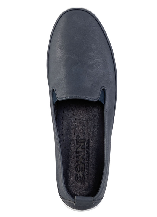 Slipper & Schnürschuhe - Gemini Slipper mit dezenter Knitter-Struktur, in Größe 036 bis 042, in Farbe WEISS Ansicht 5