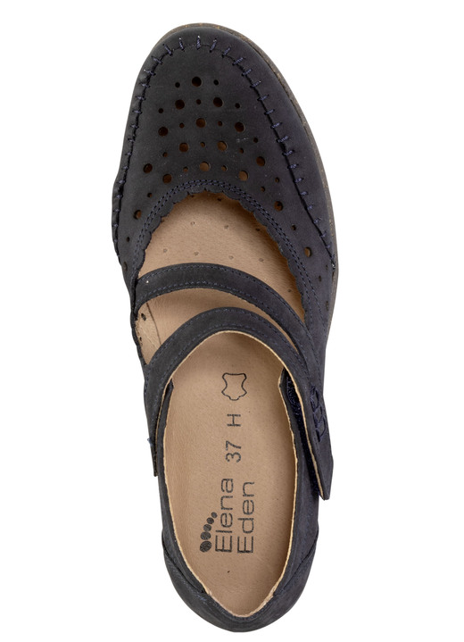 Pumps & Ballerina - ELENA EDEN, bequeme Damen-Pumps, Weite H, mit herausnehmbarem Fußbett, in Größe 036 bis 042, in Farbe DUNKELBLAU Ansicht 2