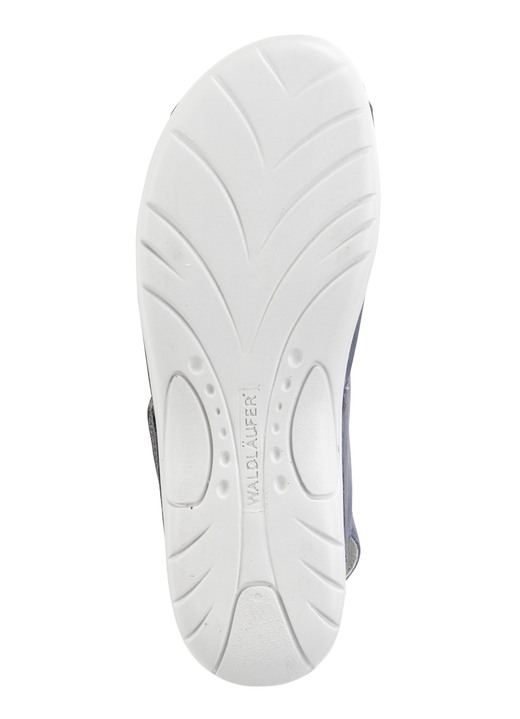 Sandaletten & Pantoletten - Waldläufer Sandale mit Metallschmuck mit Glitzersteinchen, in Größe 4 bis 8 1/2, in Farbe MATTSILBER Ansicht 6