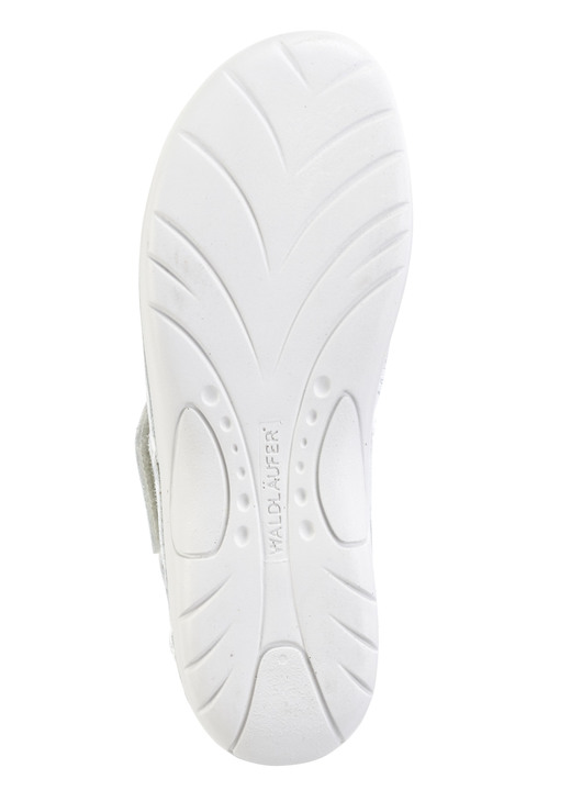 Sandaletten & Pantoletten - Waldläufer Sandale mit Metallschmuck mit Glitzersteinchen, in Größe 4 bis 8 1/2, in Farbe STAHLBLAU Ansicht 6