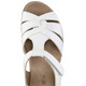 Sandaletten & Pantoletten - ELENA EDEN, bequeme Damen-Sandalen, Weite H, mit herausnehmbarem Fußbett, in Größe 035 bis 041, in Farbe WEISS – Farbe WEISS – Ansicht 2