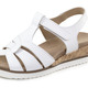 Sandaletten & Pantoletten - ELENA EDEN, bequeme Damen-Sandalen, Weite H, mit herausnehmbarem Fußbett, in Größe 035 bis 041, in Farbe WEISS – Farbe WEISS – Ansicht 1