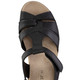 Sandaletten & Pantoletten - ELENA EDEN, bequeme Damen-Sandalen, Weite H, mit herausnehmbarem Fußbett, in Größe 035 bis 041, in Farbe WEISS – Farbe SCHWARZ – Ansicht 2