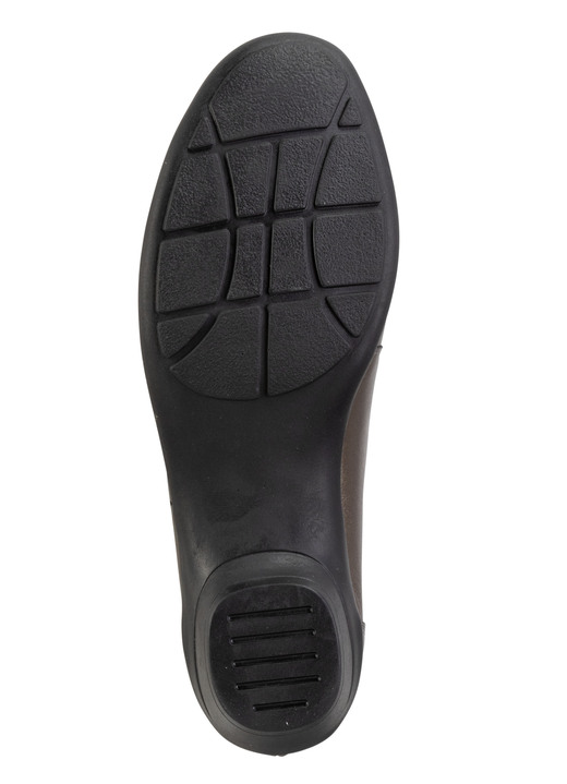 Pumps & Ballerina - ELENA EDEN, stilvolle Damen-Pumps, Weite H, mit herausnehmbarem Fußbett, in Größe 036 bis 042, in Farbe ANTIKBRONZE Ansicht 3