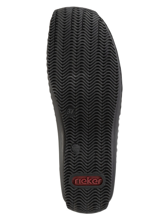 Slipper & Schnürschuhe - Rieker, klassische Damen-Slipper, mit Reißverschluss, in Größe 036 bis 042, in Farbe SCHWARZ Ansicht 3