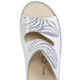 Sandaletten & Pantoletten - ELENA EDEN Pantolette mit teilweise schimmerndem Zebra-Druck – Farbe PERLGRAU – Ansicht 2 Sandaletten & Pantoletten - ELENA EDEN Pantolette mit teilweise schimmerndem Zebra-Druck, in Größe 036 bis 042, in Farbe PERLGRAU – Farbe PERLGRAU – Ansicht 2