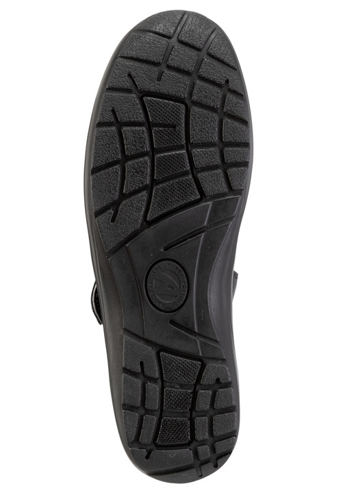 Slipper & Schnürschuhe - ELENA EDEN, sommerliche Damen-Slipper, Weite H, mit herausnehmbarem Fußbett, in Größe 036 bis 042, in Farbe SCHWARZ Ansicht 3