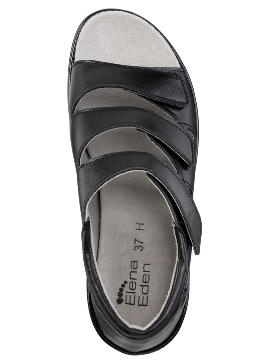 Sandaletten & Pantoletten - ELENA EDEN Sandale aus teilweise schimmerndem Nappaleder, in Größe 036 bis 042, in Farbe BRONZE Ansicht 5