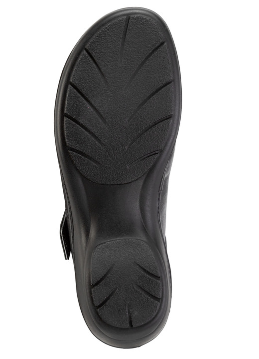 Sandaletten & Pantoletten - ELENA EDEN Sandale aus teilweise schimmerndem Nappaleder, in Größe 036 bis 042, in Farbe BRONZE Ansicht 6