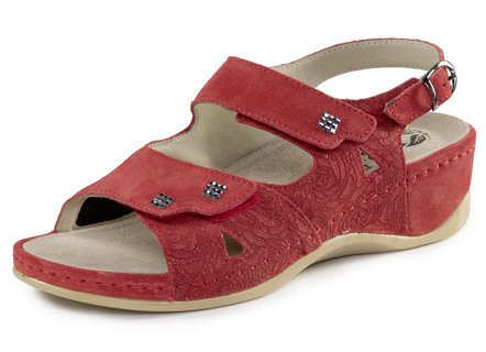 Mubb, bequeme Damen-Sandalen, Weite H, mit herausnehmbarem Fußbett