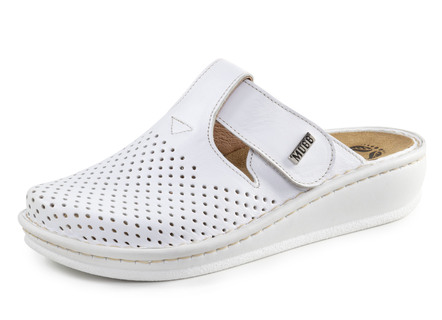 Mubb, sommerliche Damen-Clogs, Weite H, mit herausnehmbarem Fußbett