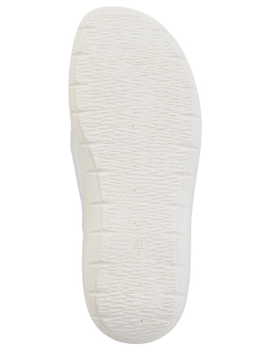Damenmode - Zweierpack Pantoletten aus Nubuk- und Nappasynthetik, in Größe 036 bis 042, in Farbe 1X SCHWARZ, 1X WEISS Ansicht 6