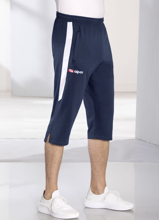 Freizeithosen - 3/4-Hose von „alpas“, in Größe 3XL (58) bis XXL (56), in Farbe MARINE Ansicht 1