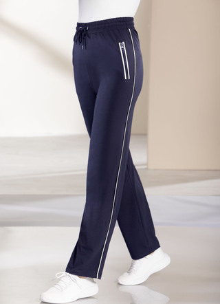 Freizeithose mit Kontrastpaspel