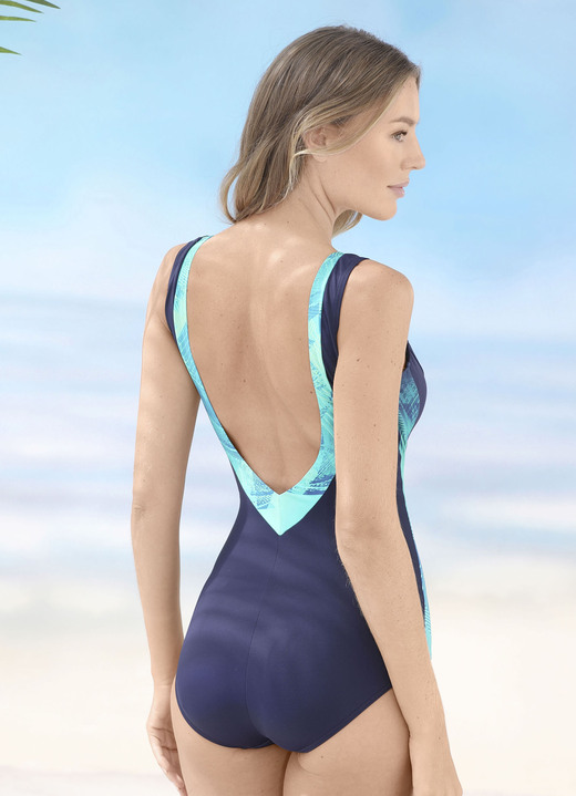 Badeanzüge - Sunmarin Badeanzug mit Einsätzen und Vollkorsage, bis Cup F Ansicht 4 Badeanzüge - Sunmarin Badeanzug mit Einsätzen und Vollkorsage, bis Cup F, in Größe 038 bis 056, in Cup D, in Farbe MARINE-TÜRKIS Ansicht 4