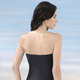 Tankinis - Laurina Tankini mit platziertem Druckdessin und abnehmbaren Trägern – Farbe SCHWARZ-BUNT – Ansicht 2 Tankinis - Laurina Tankini mit platziertem Druckdessin und abnehmbaren Trägern, in Größe 036 bis 052, in Cup D, in Farbe SCHWARZ-BUNT – Farbe SCHWARZ-BUNT – Ansicht 2